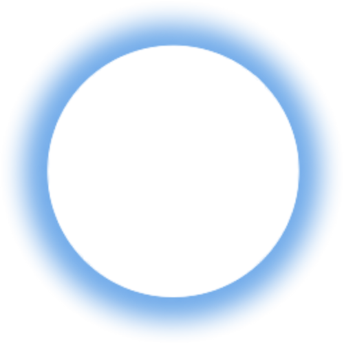 Blue Circle Frame Illustration